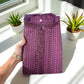 Men's Traditional Embroidered Kurta (Deep Purple)