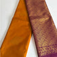 Dual-Tone Kanjivaram Style Soft Silk Saree in Mustard & Magenta