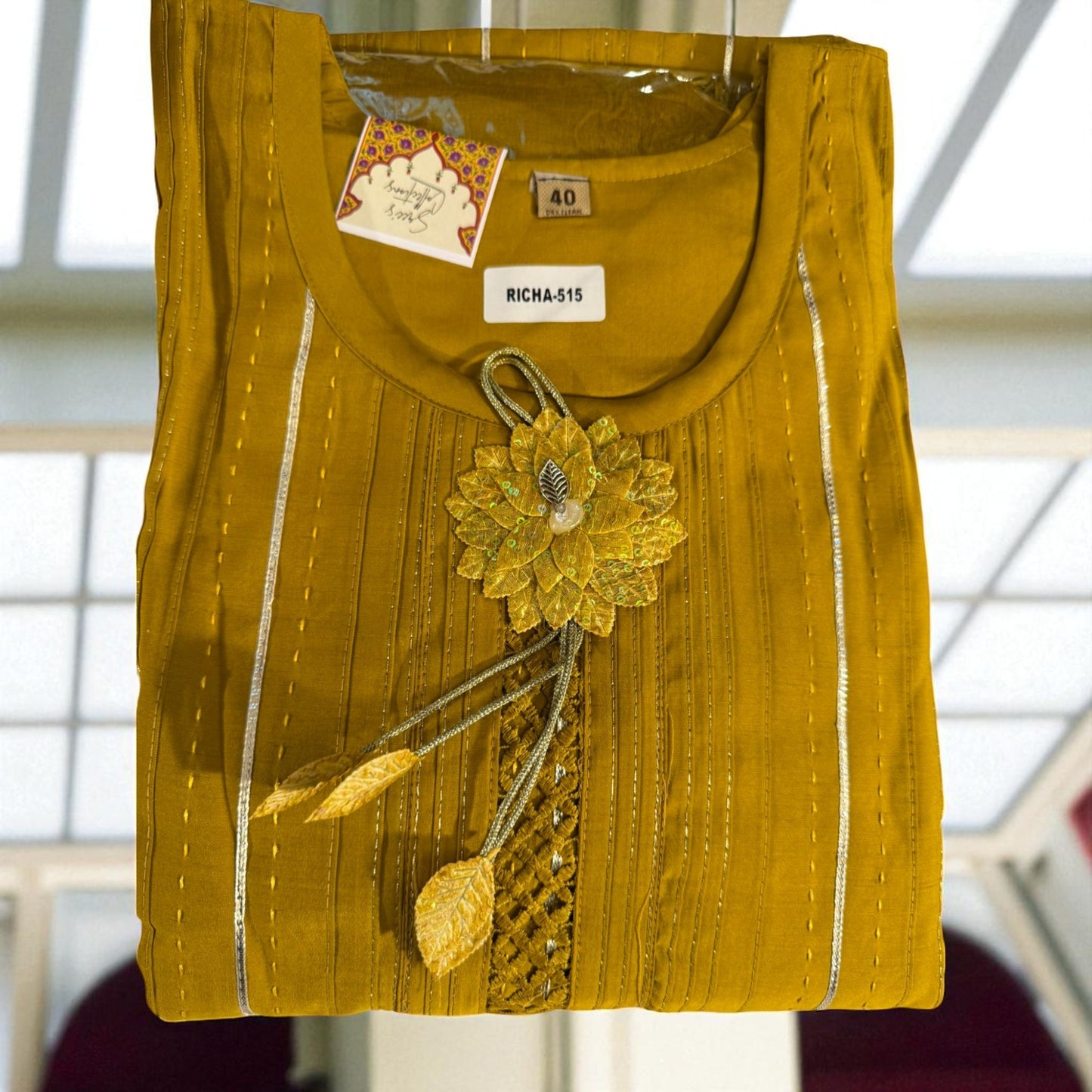 Embellished Cotton Kurti