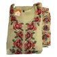 Olive Green Kurti with Red Rose Embroidery